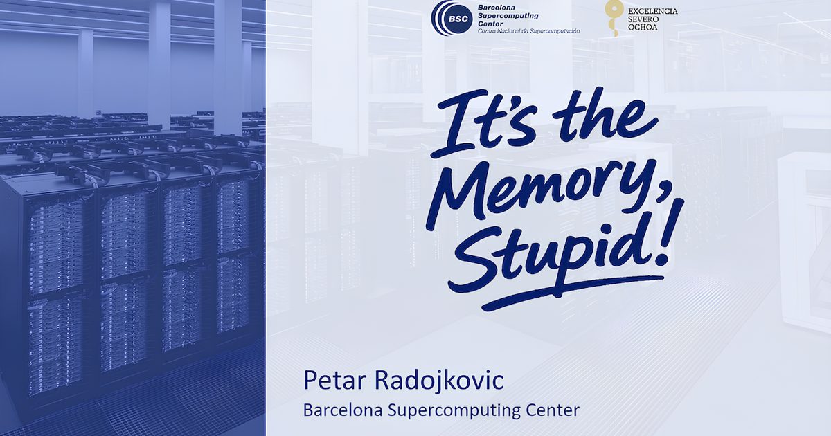 Course recordings: It's the Memory, Stupid!