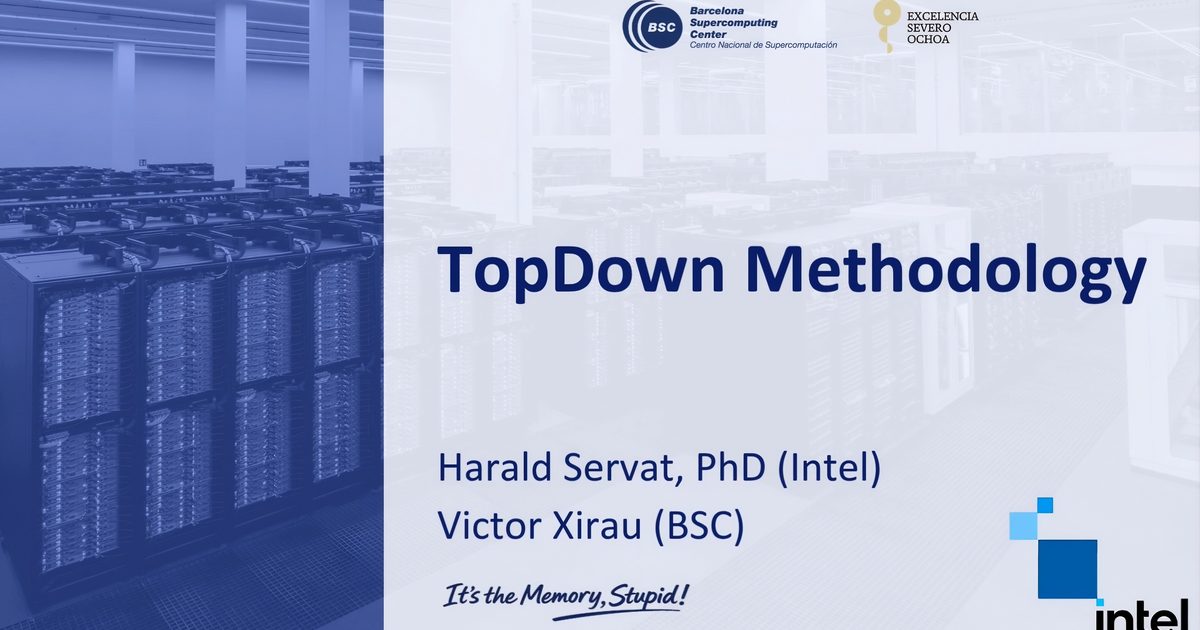 Lecture 5: TopDown Microarchitecture Analysis: What Is Holding the CPU Back? recording